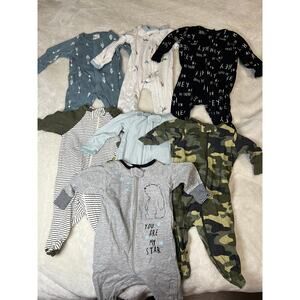 Baby Boy One Piece Size Newborn 7 Pieces